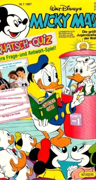 Micky Maus 1987-30 - Ehapa - German