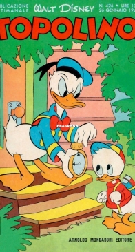 Topolino 0426 - Mondadori 1963 - Italian