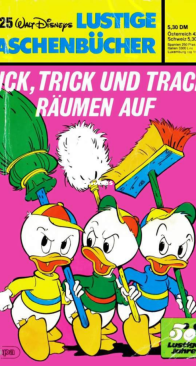 Lustiges Taschenbuch 25 - Tick  Trick und Track Räumen Auf - Ehapa Verlag 1973 - German