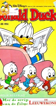 Donald Duck - Dutch Weekblad - Issue 44 - 1994 - Dutch