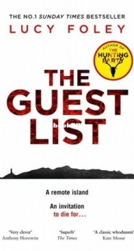 The Guest List - Lucy Foley - English