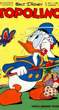 Topolino 0494 - Mondadori 1965 - Italian