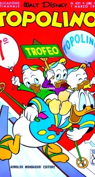 Topolino 0431 - Mondadori 1963 - Italian