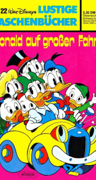 Lustiges Taschenbuch 22 - Donald Auf Grosser Fahrt - Ehapa Verlag 1972 - German