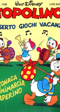 Topolino 1338 - Mondadori 1981 - Italian