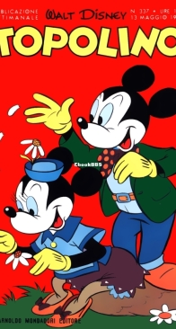 Topolino 0337 - Mondadori 1962 - Italian