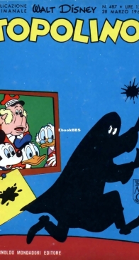 Topolino 0487 - Mondadori 1965 - Italian