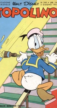 Topolino 0340 - Mondadori 1962 - Italian