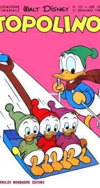 Topolino 0321 - Mondadori 1961 - Italian