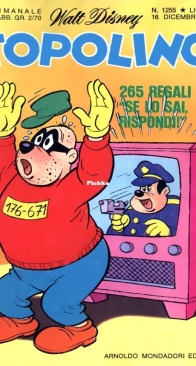 Topolino 1255 - Mondadori 1979 - Italian